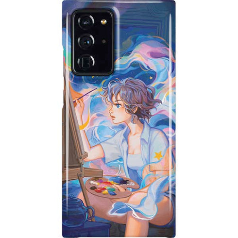 Rainbow Anime Artist Painter by Ivy Dolamore Galaxy Cases